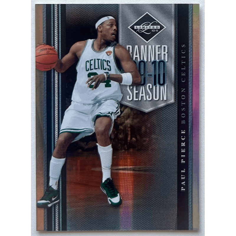 PAUL PIERCE 2010-11 Panini Limited banner season platinum spotlight blackbox 1/1