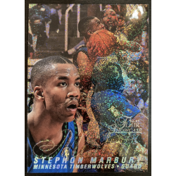 STEPHON MARBURY 1996 FLAIR SHOWCASE ROW 0 SEAT 11