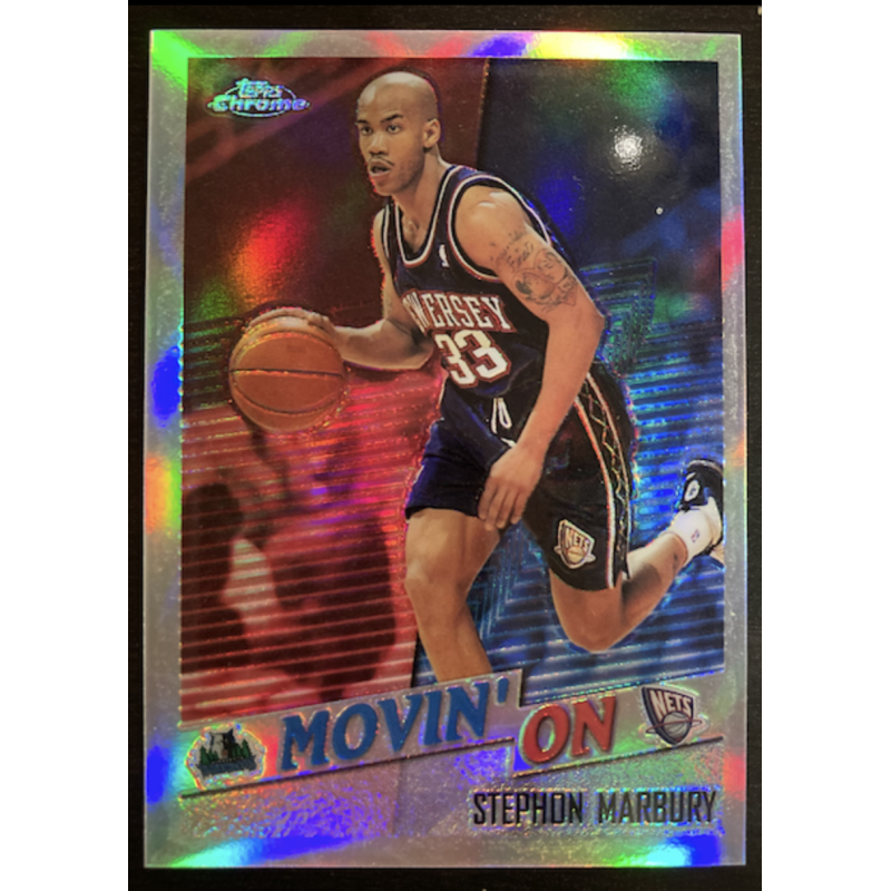STEPHON MARBURY 1998 TOPPS CHROME REFRACTOR 223