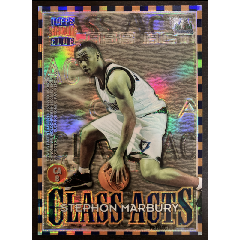 STEPHON MARBURY / KENNY ANDERSON 1996 CLASS ACT REFRACTOR CA8