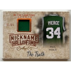 Paul Pierce 2018 Leaf In The Game Used Sports The Nickname Hof Relic 11/15