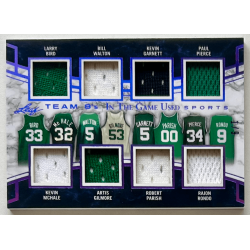 Bird / Garnett / Pierce 2018 Leaf ITG GU Team 8’s Relic Prismatic 1/9