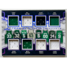 Bird / Garnett / Pierce 2018 Leaf ITG GU Team 8’s Relic Prismatic 1/9