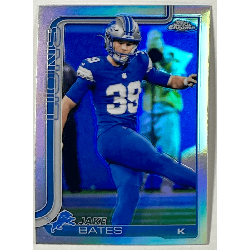 Jake Bates 2025 topps chrome refractor - 105