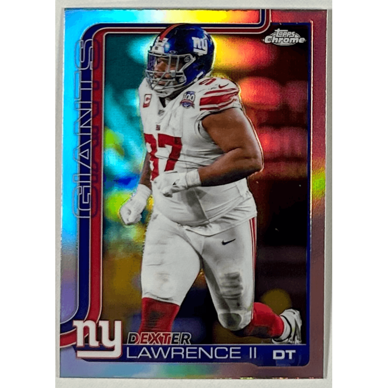 Dexter Lawrence II 2025 topps chrome refractor - 230