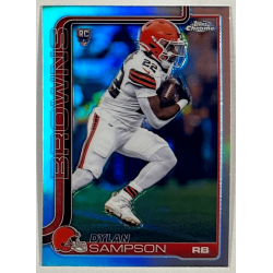 Dylan Sampson 2025 topps chrome rookie refractor - 308
