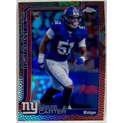 Adbul Carter 2025 topps chrome leather refractor rookie - 350
