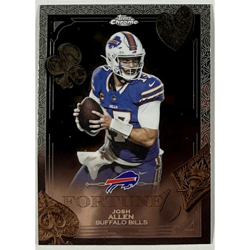 Josh Allen 2025 topps chrome fortune 15