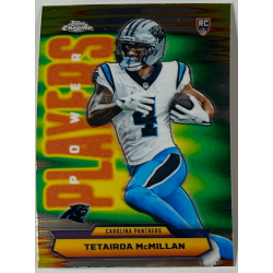 Tetairoa McMillan 2025 topps chrome power player rookie