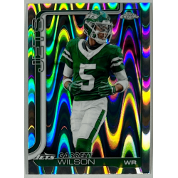Garrett Wilson 2025 topps chrome raywave refractor