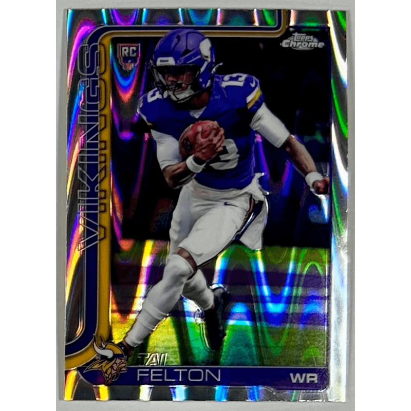 Tai Felton 2025 topps chrome raywave refractor rookie