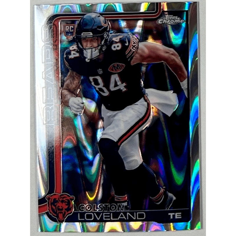 Colston Loveland 2025 topps chrome raywave refractor rookie