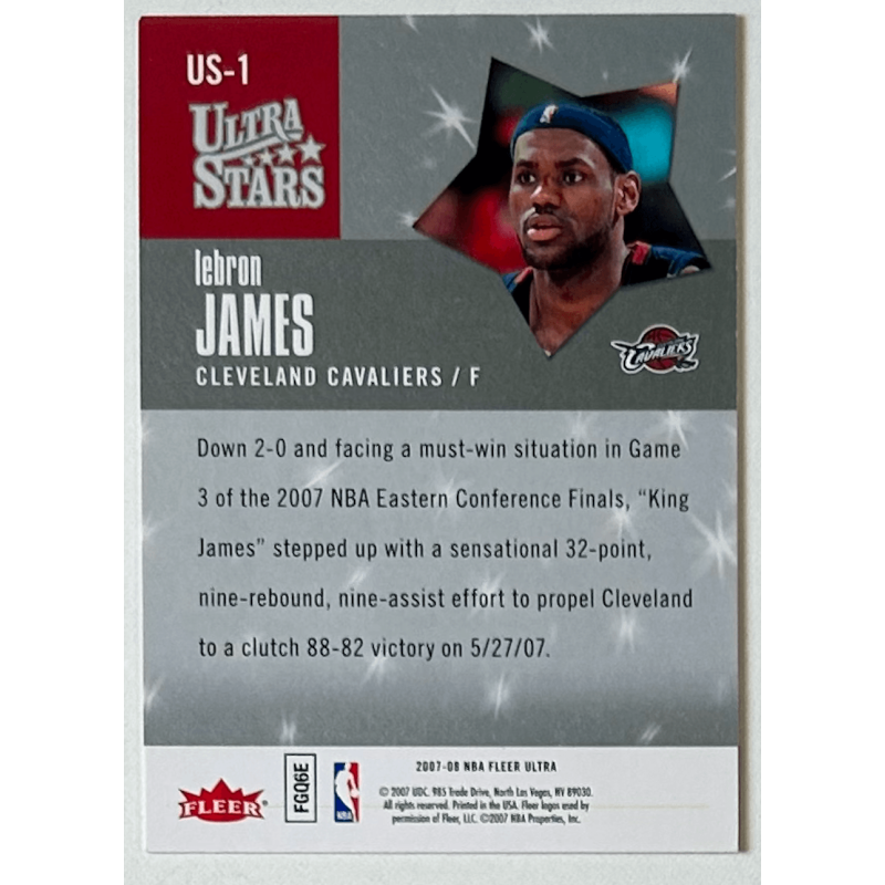 LeBron James 2007-08 Ultra SE Stars US1