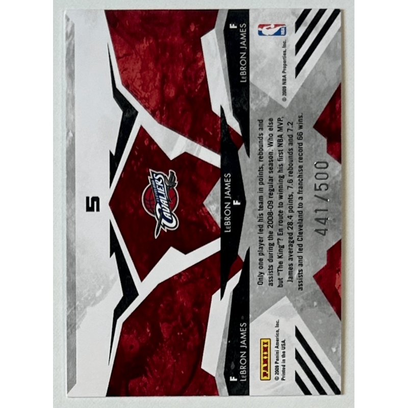 LeBron James 2009-10 Rookies and Stars Team Leaders 441/500