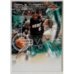 LeBron James 2010-11 Panini Threads Triple Threat 5