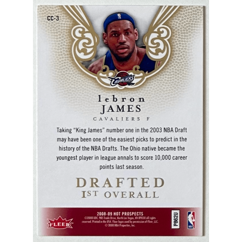 LeBron James 2008-09 Hot Prospects Cream of the Crop CC3