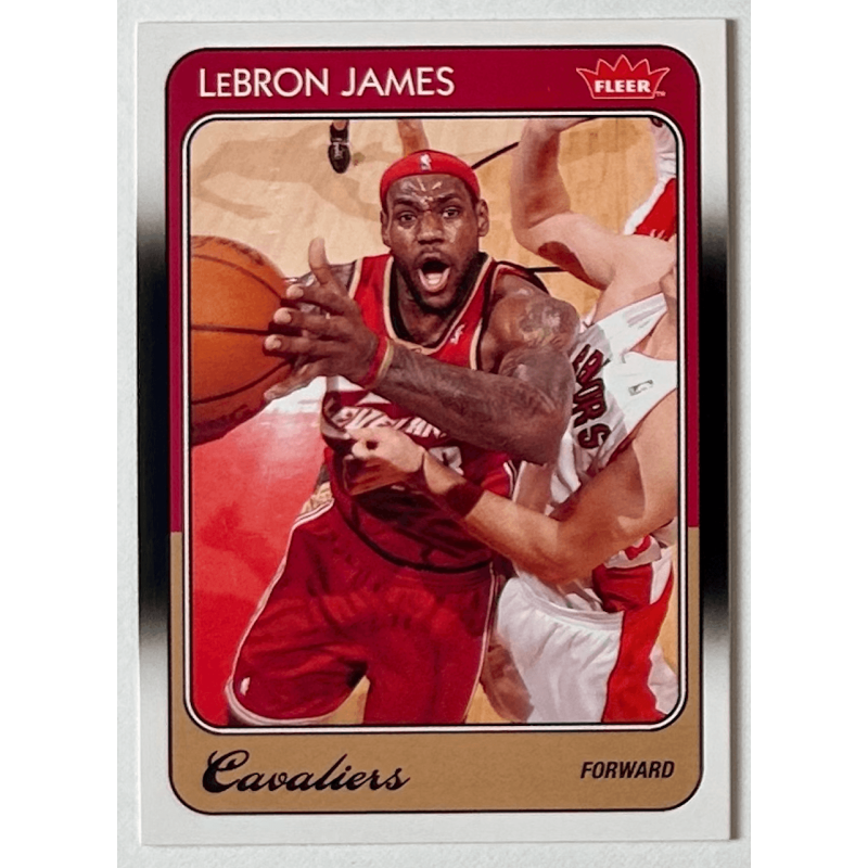 LeBron James 2008-09 Fleer 1988-89 variation