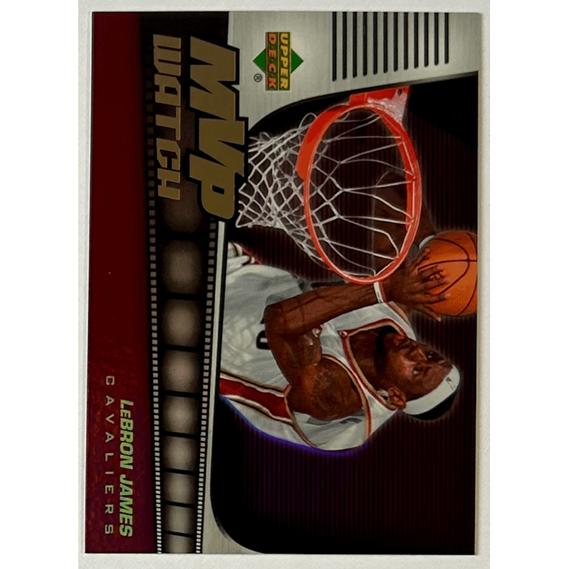 LeBron James 2006-07 UD Reserve MVP Watch Gold LJ
