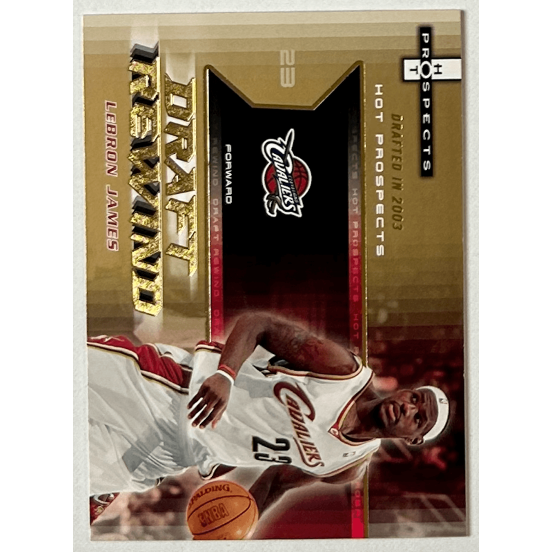 LeBron James 2006-07 Fleer Hot Prospects Draft Rewind JA