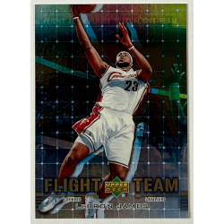 LeBron James 2006-07 UD Reserve Flight Team gold LJ
