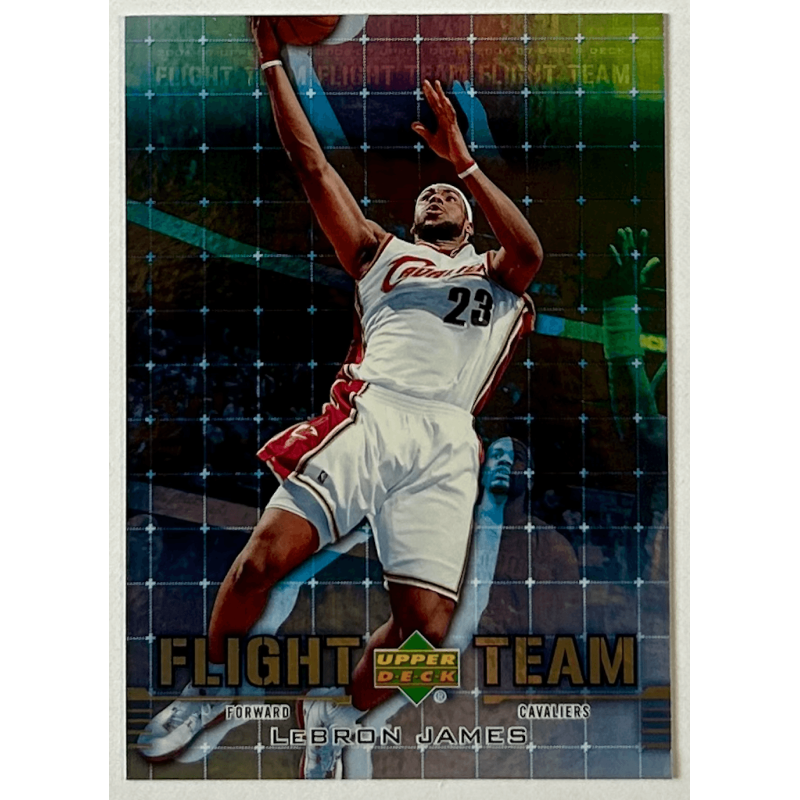 LeBron James 2006-07 UD Reserve Flight Team gold LJ