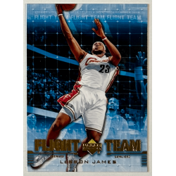 LeBron James 2006-07 Upper Deck Flight Team gold LJ