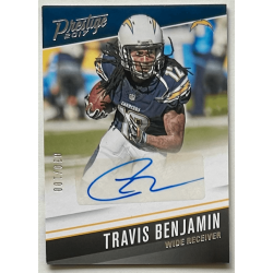 TRAVIS BENJAMIN 2017 Panini Prestige autograph 030/100