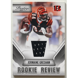 JERMAINE GRESHAM 2011 Panini prestige rookie review jersey