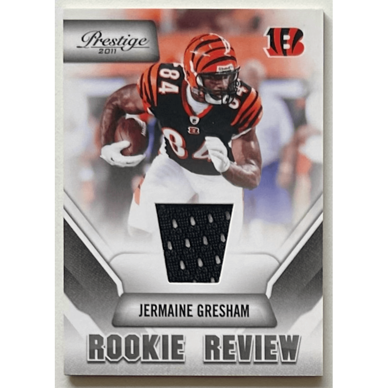 JERMAINE GRESHAM 2011 Panini prestige rookie review jersey