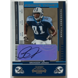 BRANDON JONES 2005 Playoff contenders rookie ticket autograph