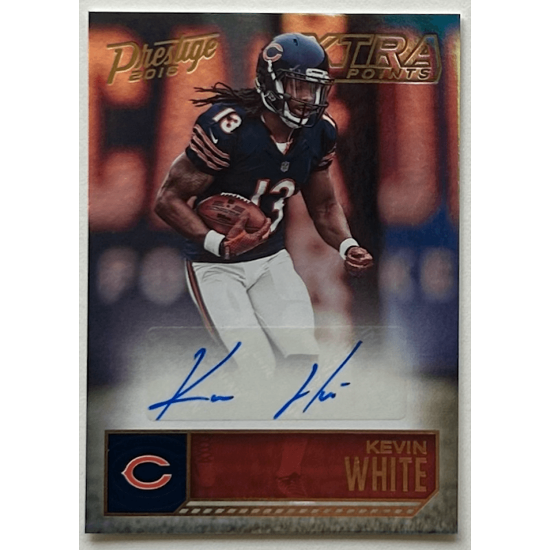 KEVIN WHITE 2016 Panini prestige xtra points gold autograph 03/25