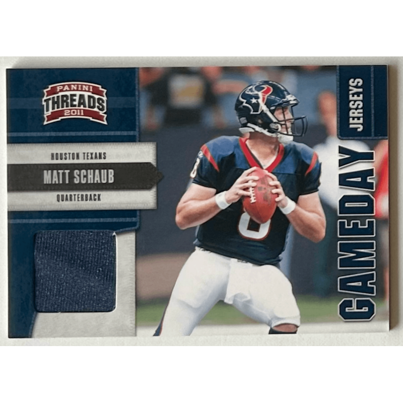MATT SCHAUB 2011 PANINI THREADS GAMEDAY JERSEY 185/299