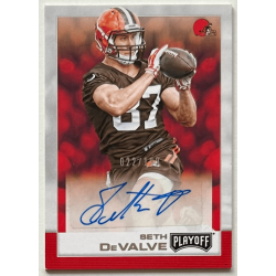 SETH DEVALVE 2016 Panini playoff autograph 022/139