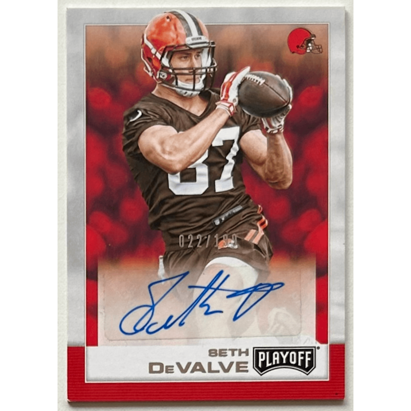 SETH DEVALVE 2016 Panini playoff autograph 022/139