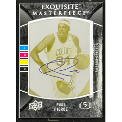 PAUL PIERCE 2007-08 Exquisite masterpiece autograph 1/1 yellow