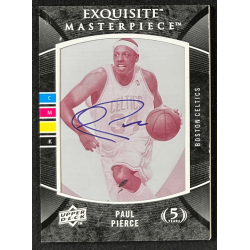PAUL PIERCE 2007-08 Exquisite masterpiece autograph 1/1 magenta