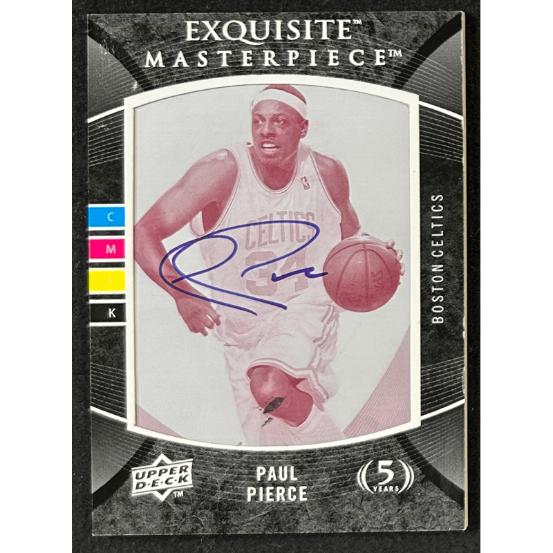 PAUL PIERCE 2007-08 Exquisite masterpiece autograph 1/1 magenta