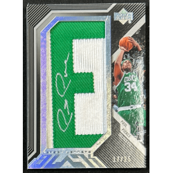 Paul Pierce 2007-08 UD Black Letters Autograph «&nbsp;E" /25