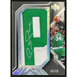Paul Pierce 2007-08 UD Black Letters Autograph P 03/25