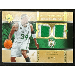 Paul Pierce 2006-07 Ultimate Collection dual Jersey 06/25