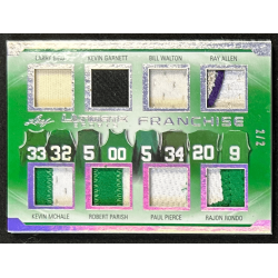 Bird /Garnett / Pierce /Allen /Rondo 2019 Leaf Ultimate Sports The Ultimate Franchise Relics 2/2
