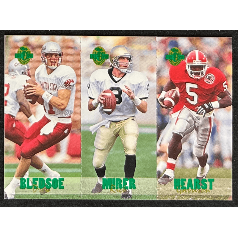 BLEDSOE / MIRER / HEARST 1993 Classic Four Sport Tri-Cards 1 OF 65600