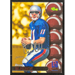 DREW BLEDSOE 1995 Classic Five Sport Signings 96