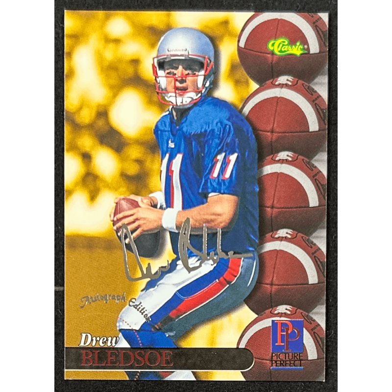 DREW BLEDSOE 1995 Classic Five Sport Signings 96