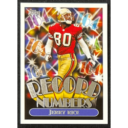 JERRY RICE 1999 Topps Record Numbers RN8
