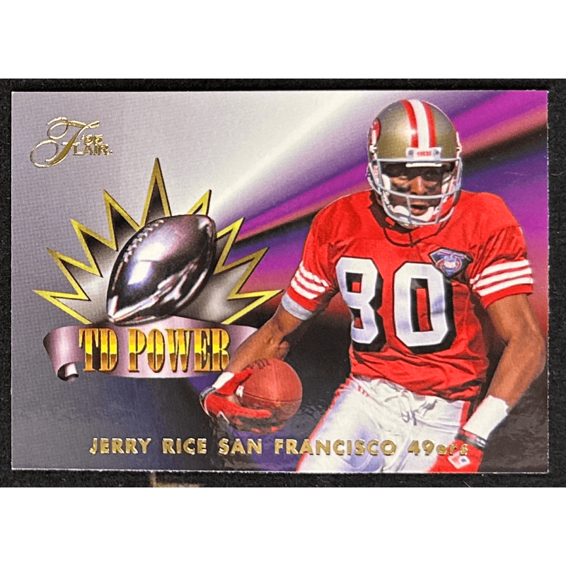 JERRY RICE 1995 Flair TD Power 7
