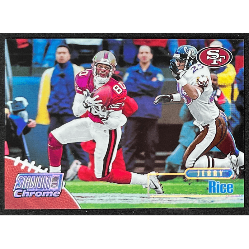 JERRY RICE 1998 Stadium Club Chrome Refractor&nbsp;