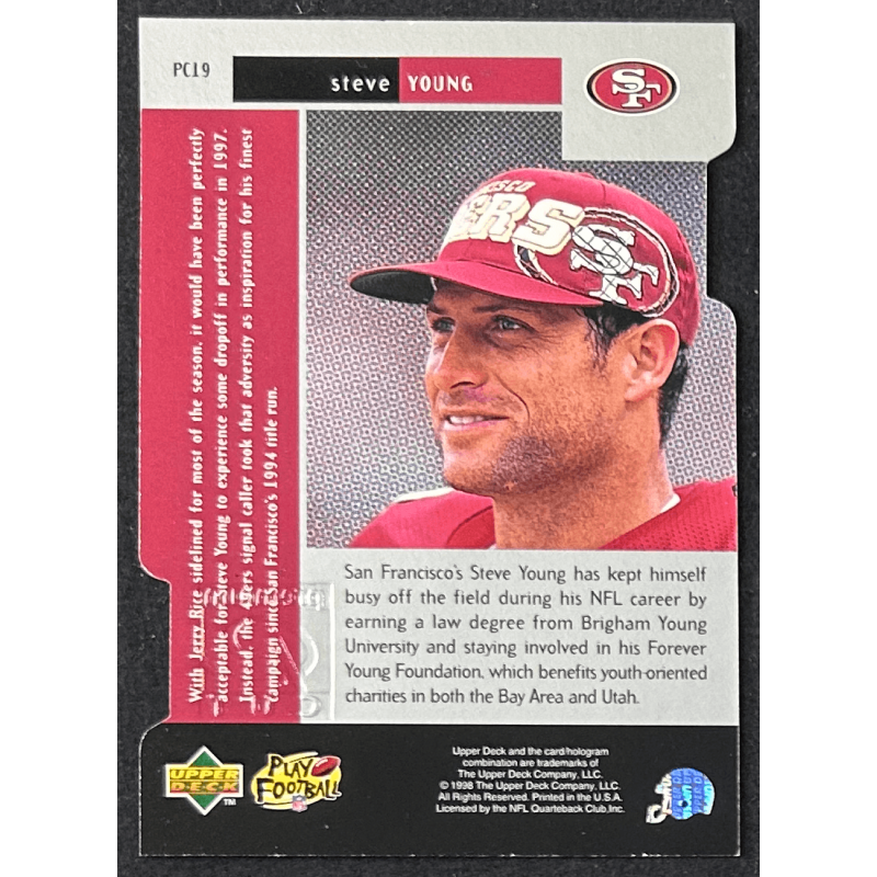 STEVE YOUNG 1998 Black Diamond Premium Cut Double