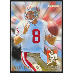 STEVE YOUNG 1994 Fleer League Leaders