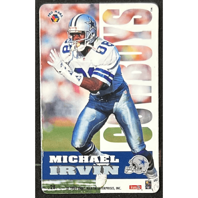 MICHAEL IRVIN 1996 Pro Line Intense Phone Cards $3&nbsp;